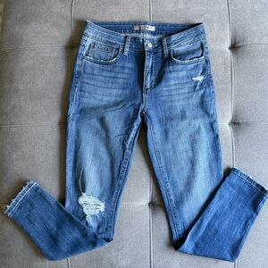 Joe's Jeans Women's Distressed Skinny Jeans - Blue